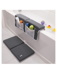 Juego de Almohadillas para Rodillas y Codos Cuddling Baby - Gris