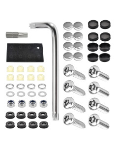 Kit de Tornillos Antirrobo para Placas de Licencia Diamall 54 PCS
