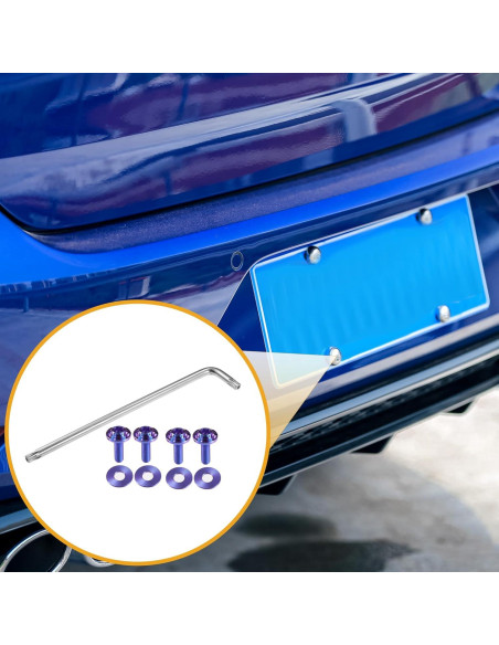 Tornillos Antirrobo para Placas de Licencia Partuto M6