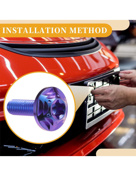 Tornillos Antirrobo para Placas de Licencia Partuto M6