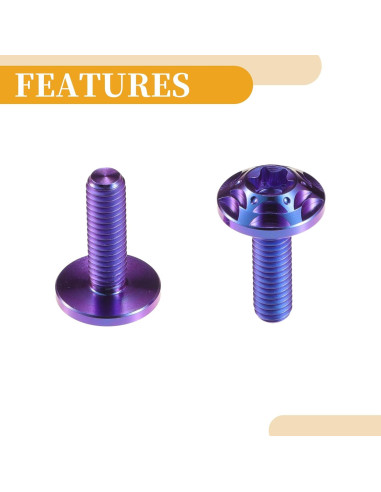 Tornillos Antirrobo para Placas de Licencia Partuto M6