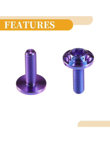 Tornillos Antirrobo para Placas de Licencia Partuto M6