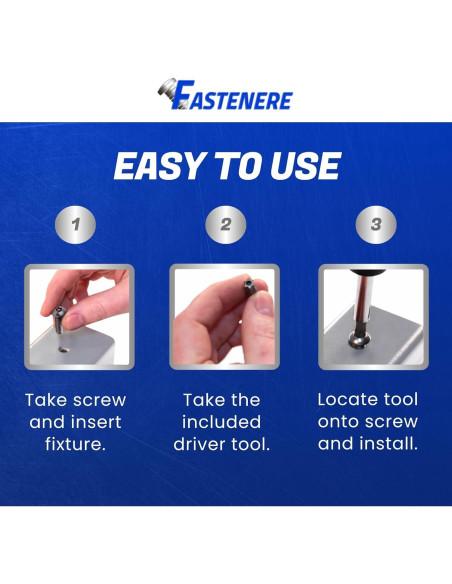 Tornillos de Seguridad Torx Fastenere 3/8-16 x 2.54 cm Acero Inoxidable