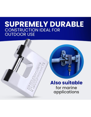 Cerradura de Alta Seguridad FJM SPSA60-CR 60mm D-Style Cromada