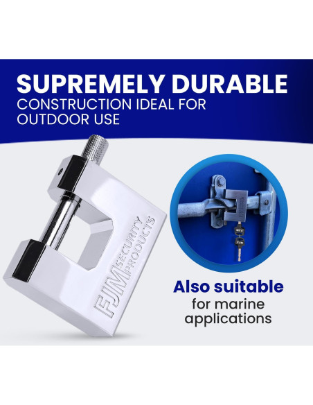 Cerradura de Alta Seguridad FJM SPSA60-CR 60mm D-Style Cromada