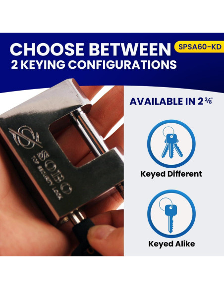 Cerradura de Alta Seguridad FJM SPSA60-CR 60mm D-Style Cromada