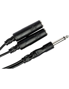 Cable Hosa YPP-111 1/4" TS a Doble 1/4" TS Mono 0.06 kg 2