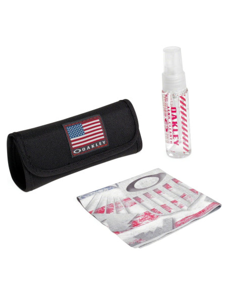 Kit de limpieza para gafas Oakley con estuche y paño