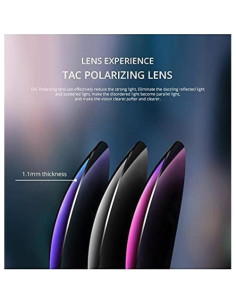 Gafas de Sol Deportivas Polarizadas Bell+Howell Unisex 2