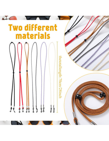 26 Piezas Accesorios para Gafas Tellegloww - Ganchos y Correas