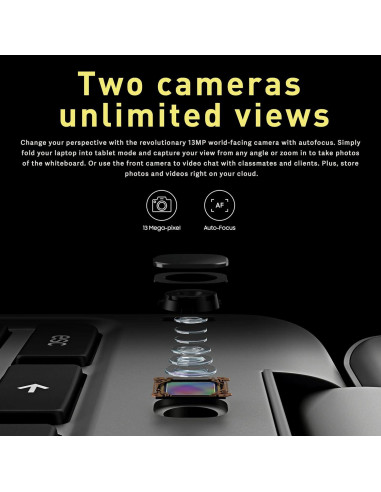 Laptop 2-en-1 Samsung Chromebook Plus 12.2" FHD 4GB RAM 224GB