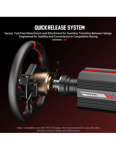 Volante de Carreras Gaming PXN W DS R2 - 11.4" (29 cm) RGB