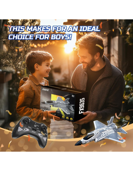 Avión RC DEERC F35 Sin Escobillas 32x9x43cm 0.68kg