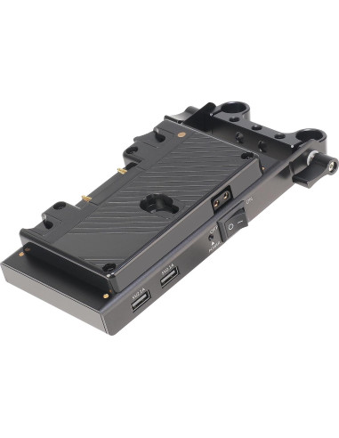 Placa de Batería Fotga Montaje Dorado 15mm con Salidas D-Tap