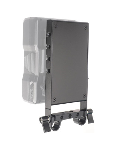 Placa de Batería Fotga Montaje Dorado 15mm con Salidas D-Tap