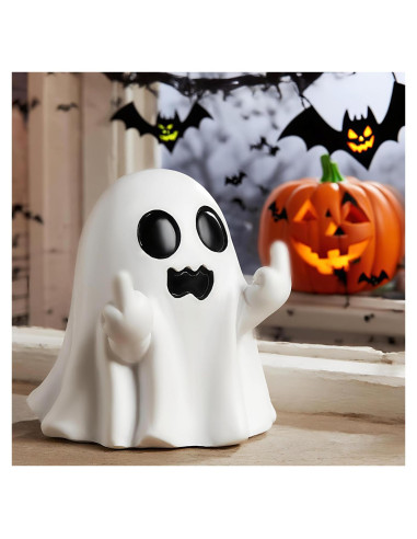Figurita de Fantasma Halloween QINJIEJIE Decoración Resina 5.5cm