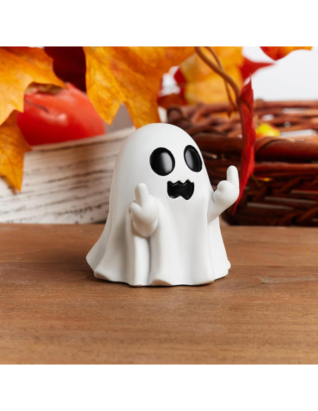 Figurita de Fantasma Halloween QINJIEJIE Decoración Resina 5.5cm