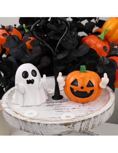 Figurita de Fantasma Halloween QINJIEJIE Decoración Resina 5.5cm
