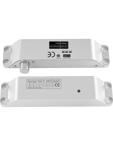 Cerradura de Perno Eléctrico NCLTHS 12V/24V Modo NC Seguridad