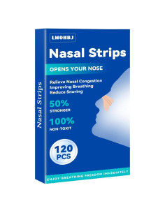 120 Tiras Nasales Anti Ronquidos LMOHBJ - Fuerza Extra