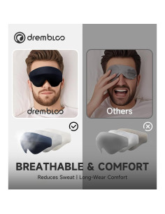 Máscara para dormir 3D Drembloo con espuma viscoelástica 2