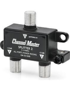 Divisor de señal Channel Master 2 vías CM-3212HD para 2 TVs 2