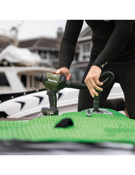 Cepillo Inflador Inalámbrico Makita ADSA01Z 18V LXT Verde Camo