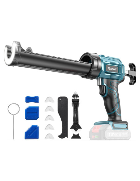 Pistola de Calafateo Eléctrica Uaoaii 10 oz Inalámbrica 21V