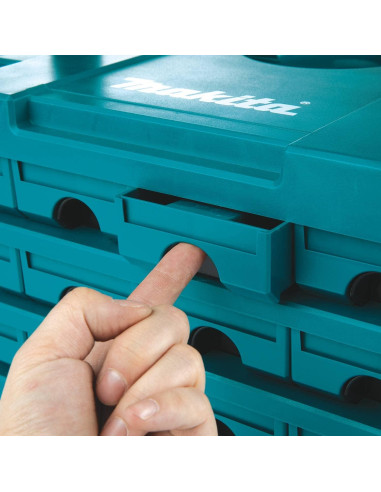 Cajón Interconectado Makita P-84327 con 12 Compartimentos