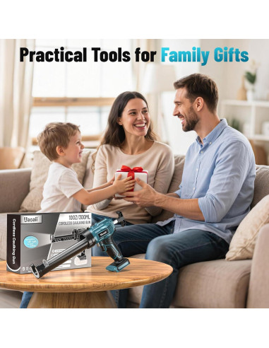 Pistola de Calafateo Eléctrica Uaoaii 10 oz Inalámbrica 21V