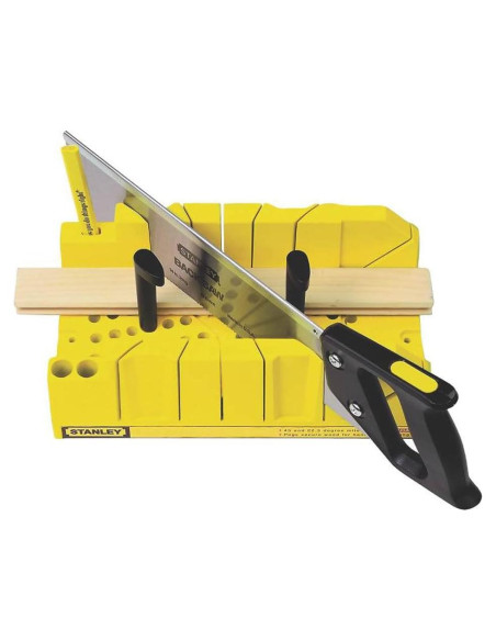 Caja de Inglete STANLEY 20-600 con Sujeción 3 Unidades