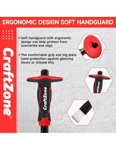 Juego de Cinceles de Masonería Craftzone 2 Piezas 300mm