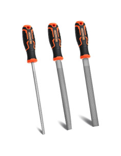 Juego de Limas de Madera REALTEK 3 Piezas 30.48 cm Ergonómico