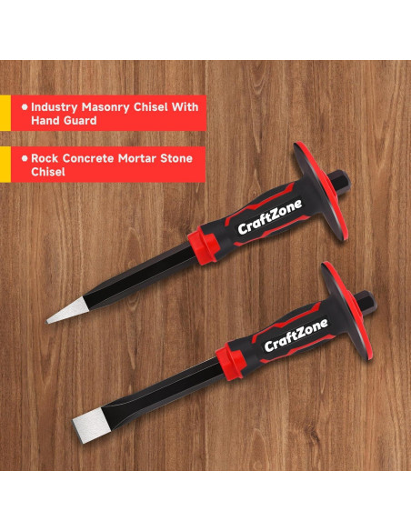 Juego de Cinceles de Masonería Craftzone 2 Piezas 300mm