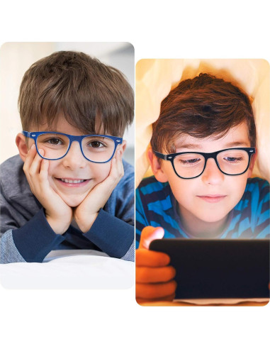 Gafas bloqueadoras de luz azul ALWAYSUV para niños 3-12 años