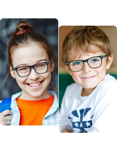 Gafas bloqueadoras de luz azul ALWAYSUV para niños 3-12 años