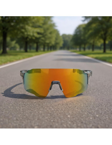 Gafas de sol deportivas TR90 UV400 DoouBao unisex naranja