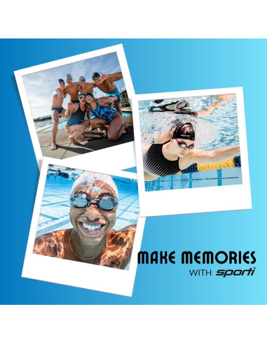 Gafas de Natación Antivaho Sporti -1.5D a -8.0D Unisex