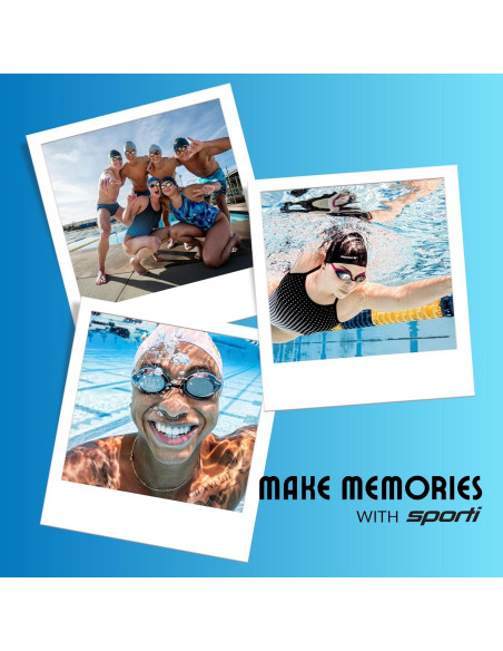 Gafas de Natación Antivaho Sporti -1.5D a -8.0D Unisex