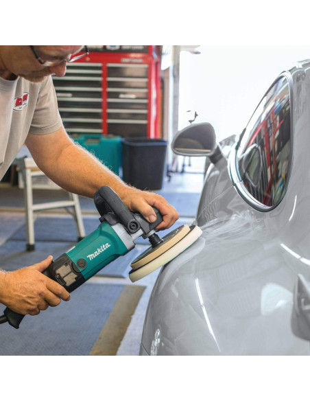 Pulidora Makita 9237C 1200W 3200 RPM 7" (17.78 cm) Azul