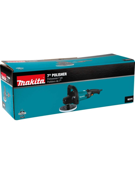 Pulidora Makita 9237C 1200W 3200 RPM 7" (17.78 cm) Azul