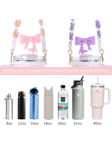 Juego de Accesorios para Stanley Cup PEGYOU - 5 Piezas Rosa