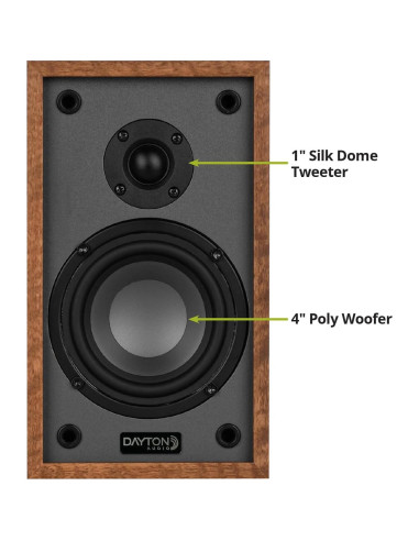 Altavoces de Estantería Dayton Audio Classic B40 Madera 4"