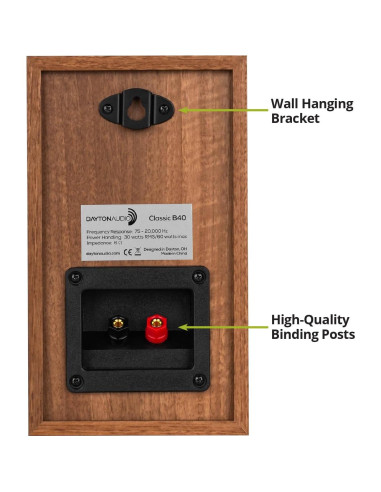 Altavoces de Estantería Dayton Audio Classic B40 Madera 4"