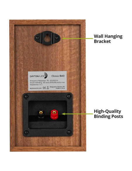 Altavoces de Estantería Dayton Audio Classic B40 Madera 4"