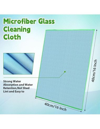 Paquete de 24 Paños de Microfibra Maxcheck 40x40cm Azul