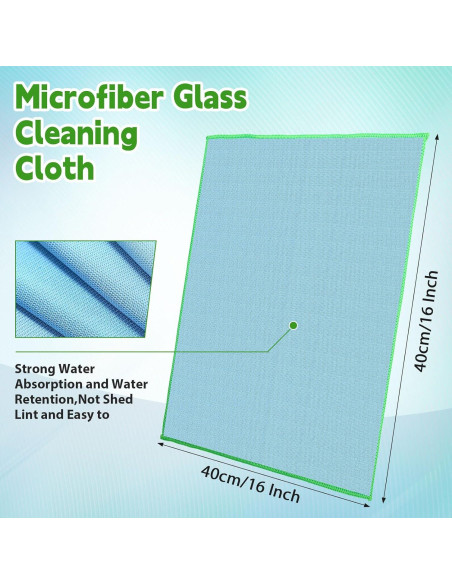 Paquete de 24 Paños de Microfibra Maxcheck 40x40cm Azul