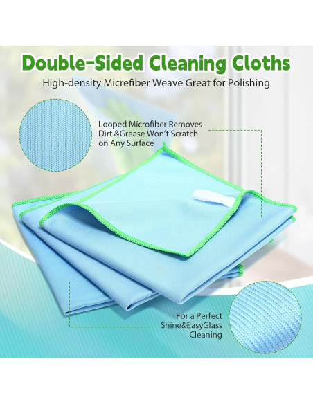 Paquete de 24 Paños de Microfibra Maxcheck 40x40cm Azul