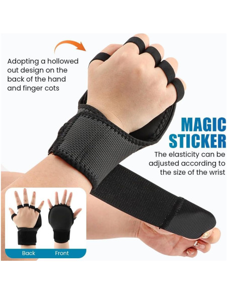 Guantes de Soporte para Muñeca NOWHYX con Pesas Ajustables