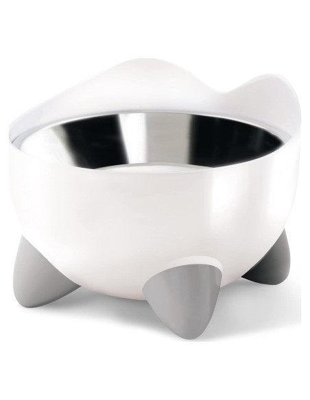 Plato Elevado para Gatos Catit PIXI Acero Inoxidable 14cm